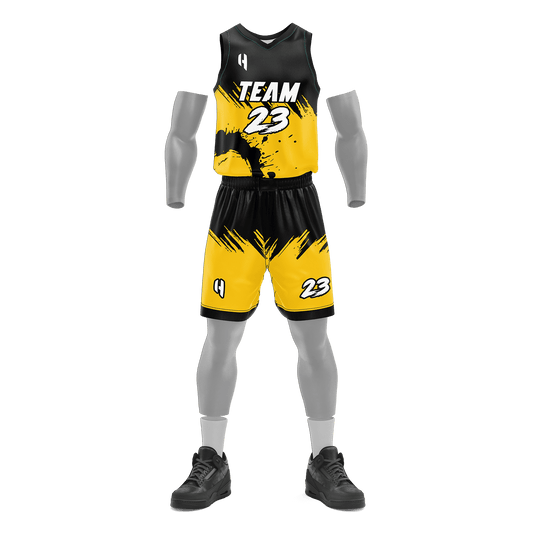 Custom Basketball Jersey and Shorts Set with Personalized Player Name, Number, and Team Name | HX147BS | Customize This!