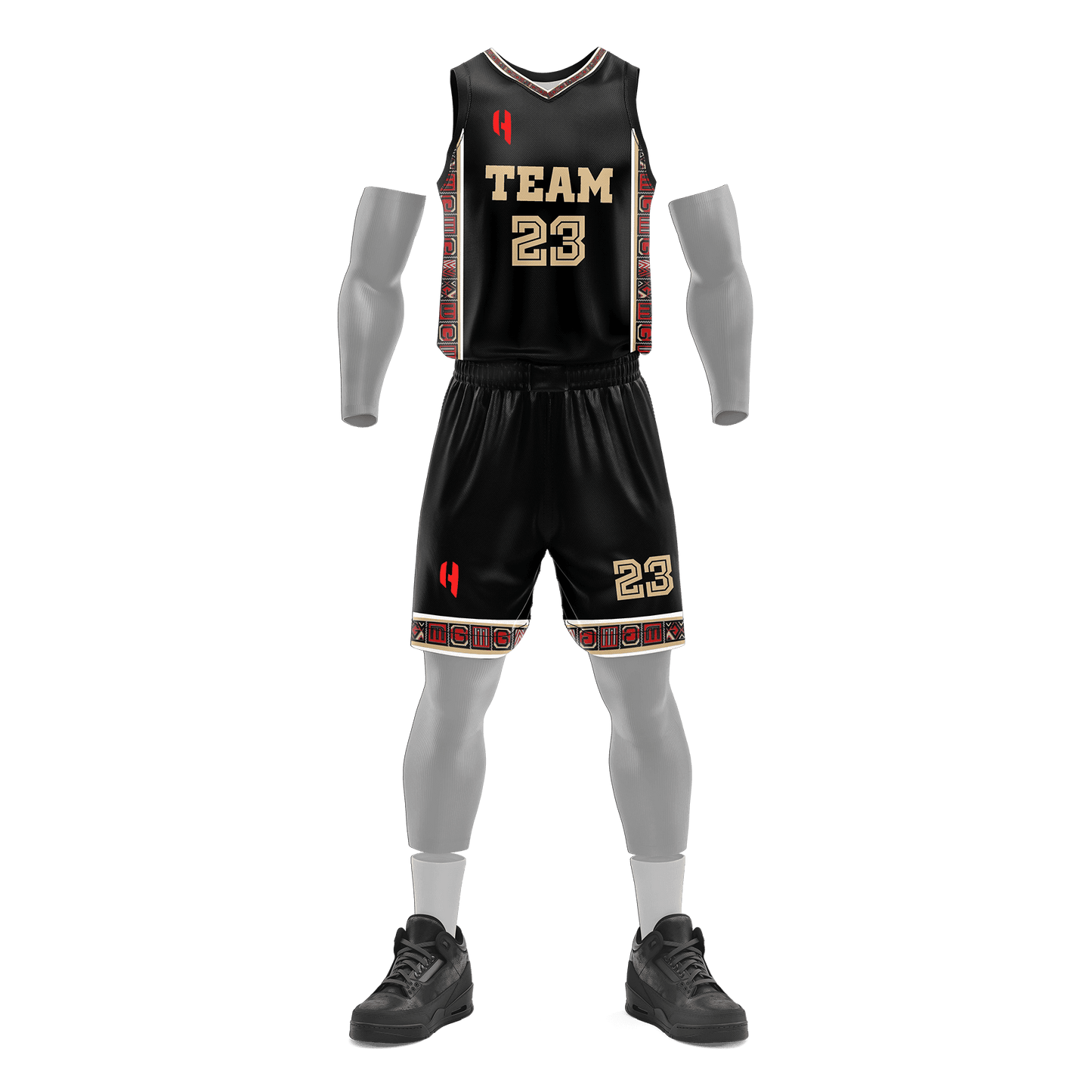 Custom Basketball Jersey and Shorts Set with Personalized Player Name, Number, and Team Name | HX148BS | Customize This!