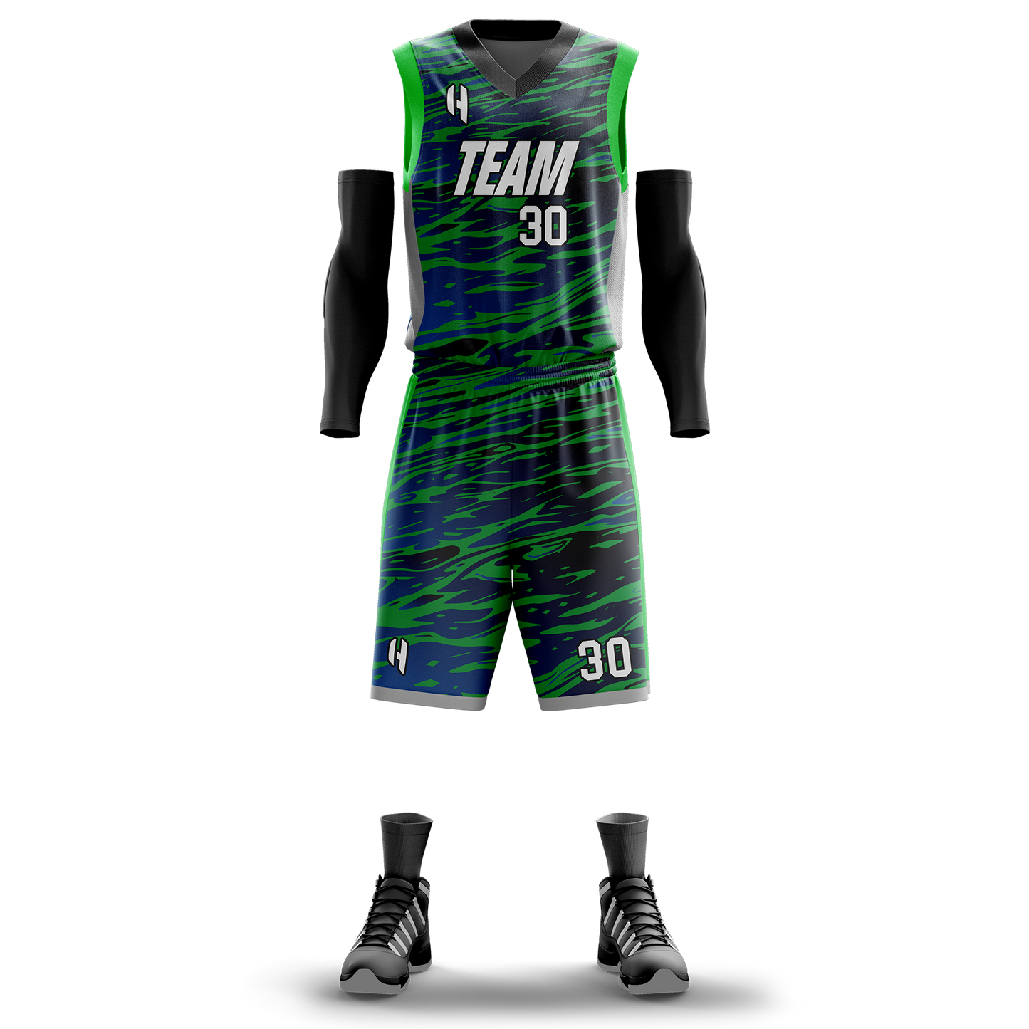 Custom Basketball Jersey and Shorts Set with Personalized Player Name, Number, and Team Name| | HX15BS | Customize This!