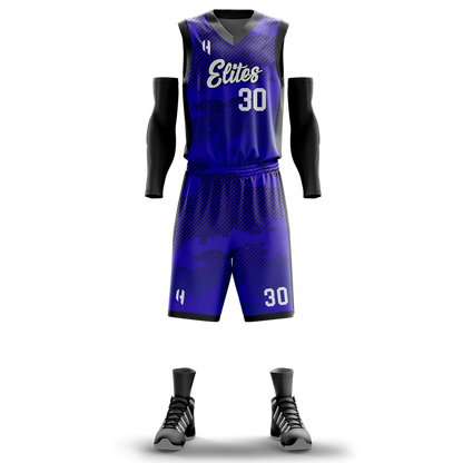 Custom Basketball Jersey and Shorts Set with Personalized Player Name, Number, and Team Name | HX18BS | Customize This!