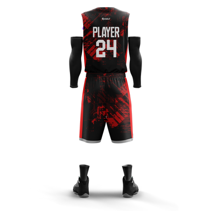 Custom Basketball Jersey and Shorts Set with Personalized Player Name, Number, and Team Name | HX19BS | Customize This!