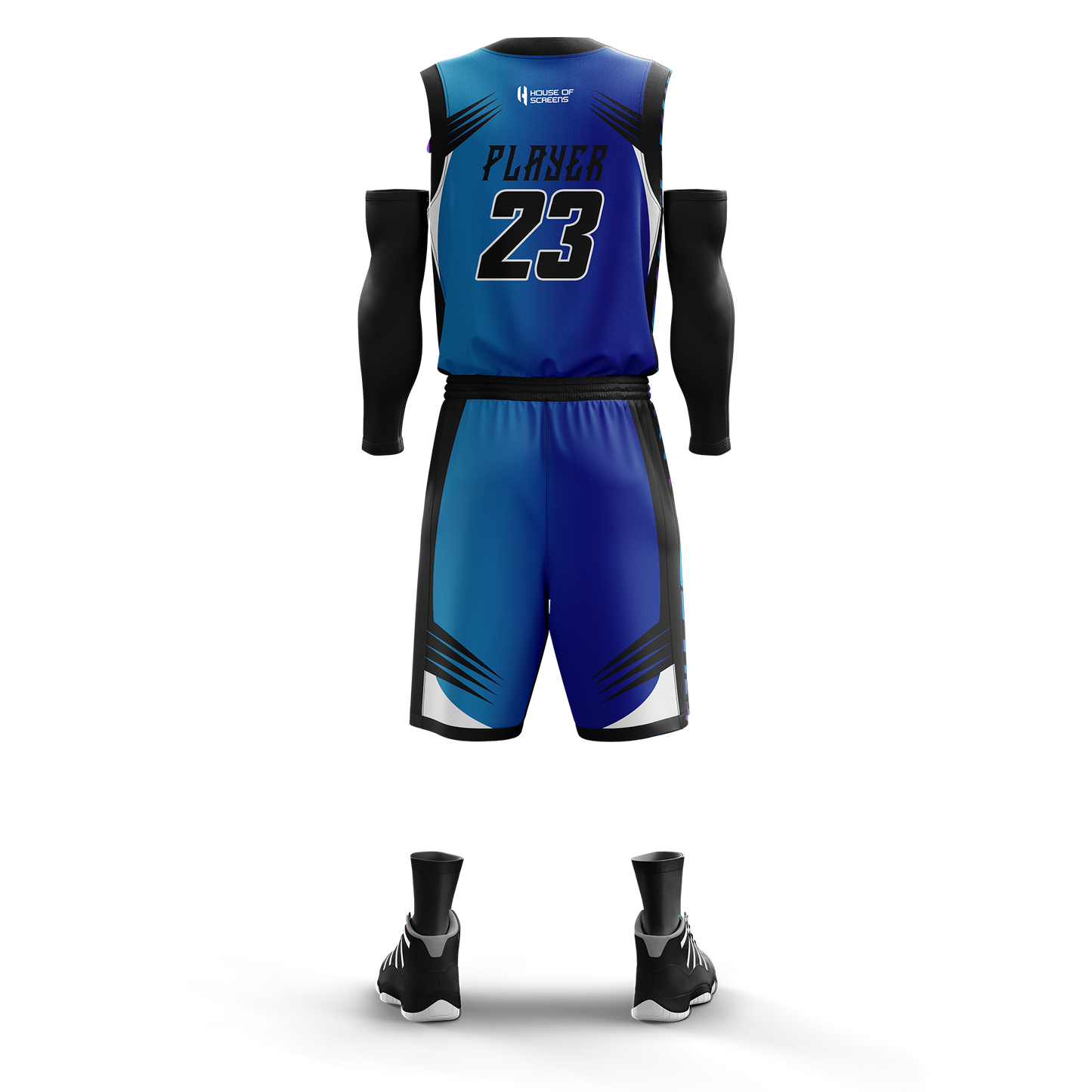 Custom Basketball Jersey and Shorts Set with Personalized Player Name, Number, and Team Name | HX25BS | Customize This!