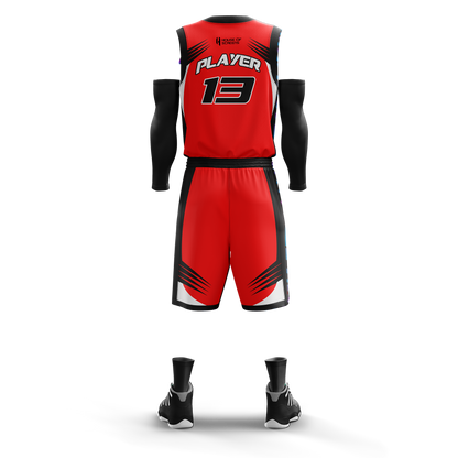 Custom Basketball Jersey and Shorts Set with Personalized Player Name, Number, and Team Name | HX26BS | Customize This!