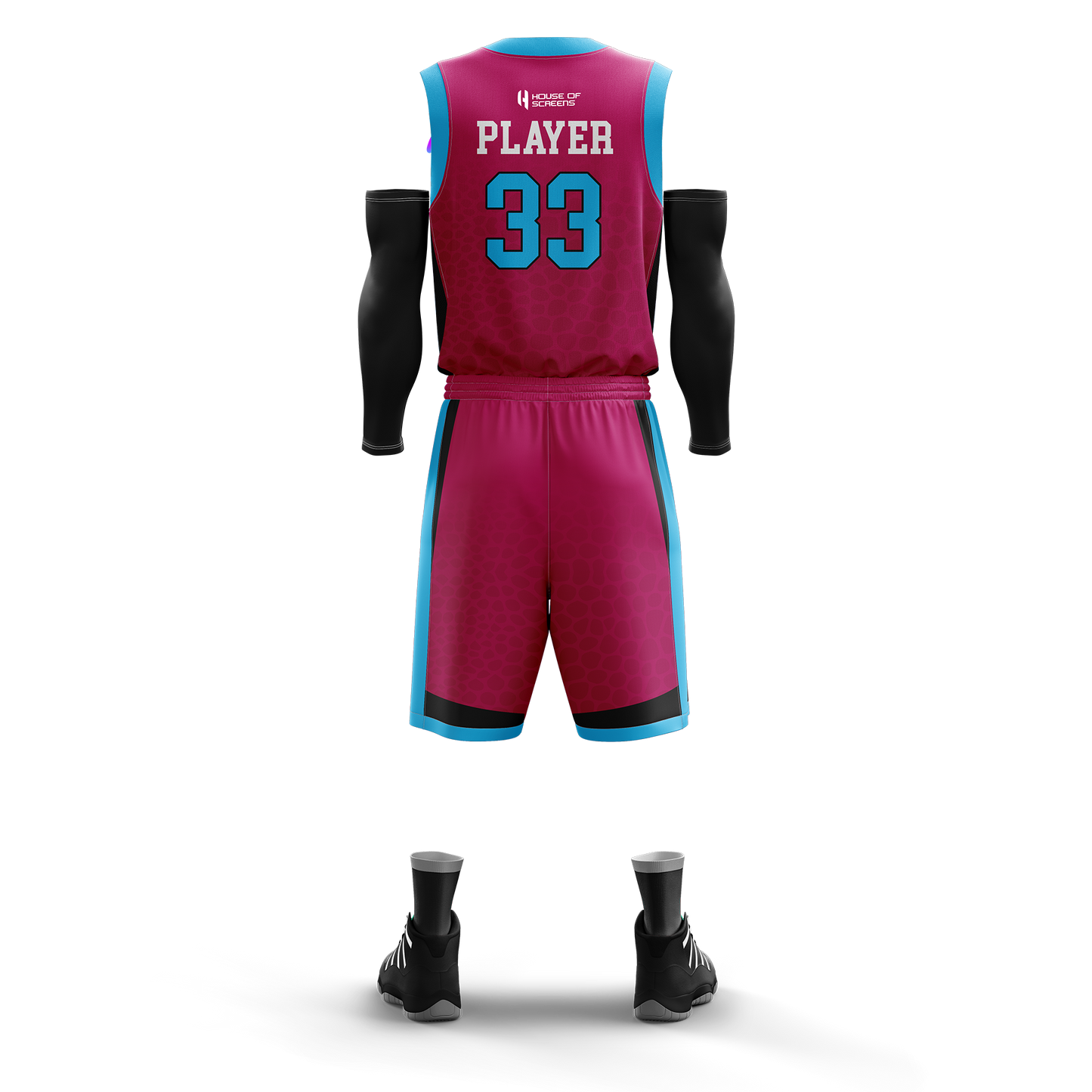 Custom Basketball Jersey and Shorts Set with Personalized Player Name, Number, and Team Name| HX34BS | Customize This!