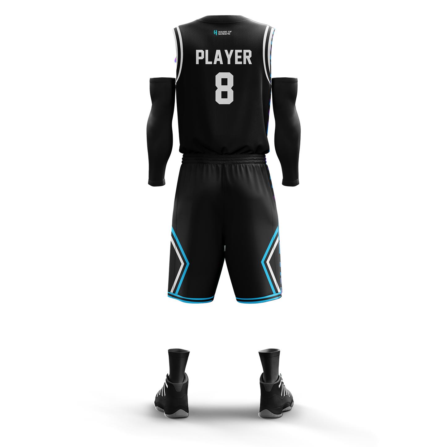 Custom Basketball Jersey and Shorts Set with Personalized Player Name, Number, and Team Name | HX37BS | Customize This!