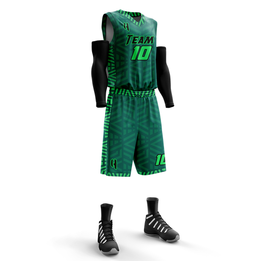 Custom Basketball Jersey and Shorts Set with Personalized Player Name, Number, and Team Name | HX49BS | Customize This!