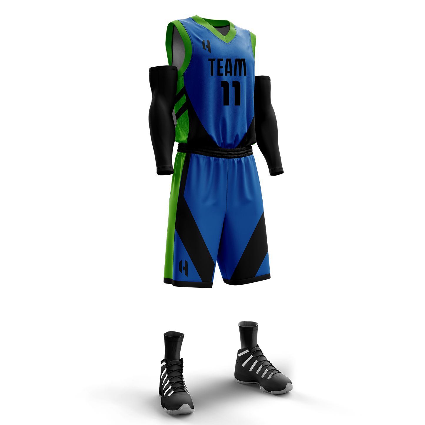 Custom Basketball Jersey and Shorts Set with Personalized Player Name, Number, and Team Name | HX53BS | Customize This!