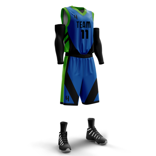 Custom Basketball Jersey and Shorts Set with Personalized Player Name, Number, and Team Name | HX53BS | Customize This!