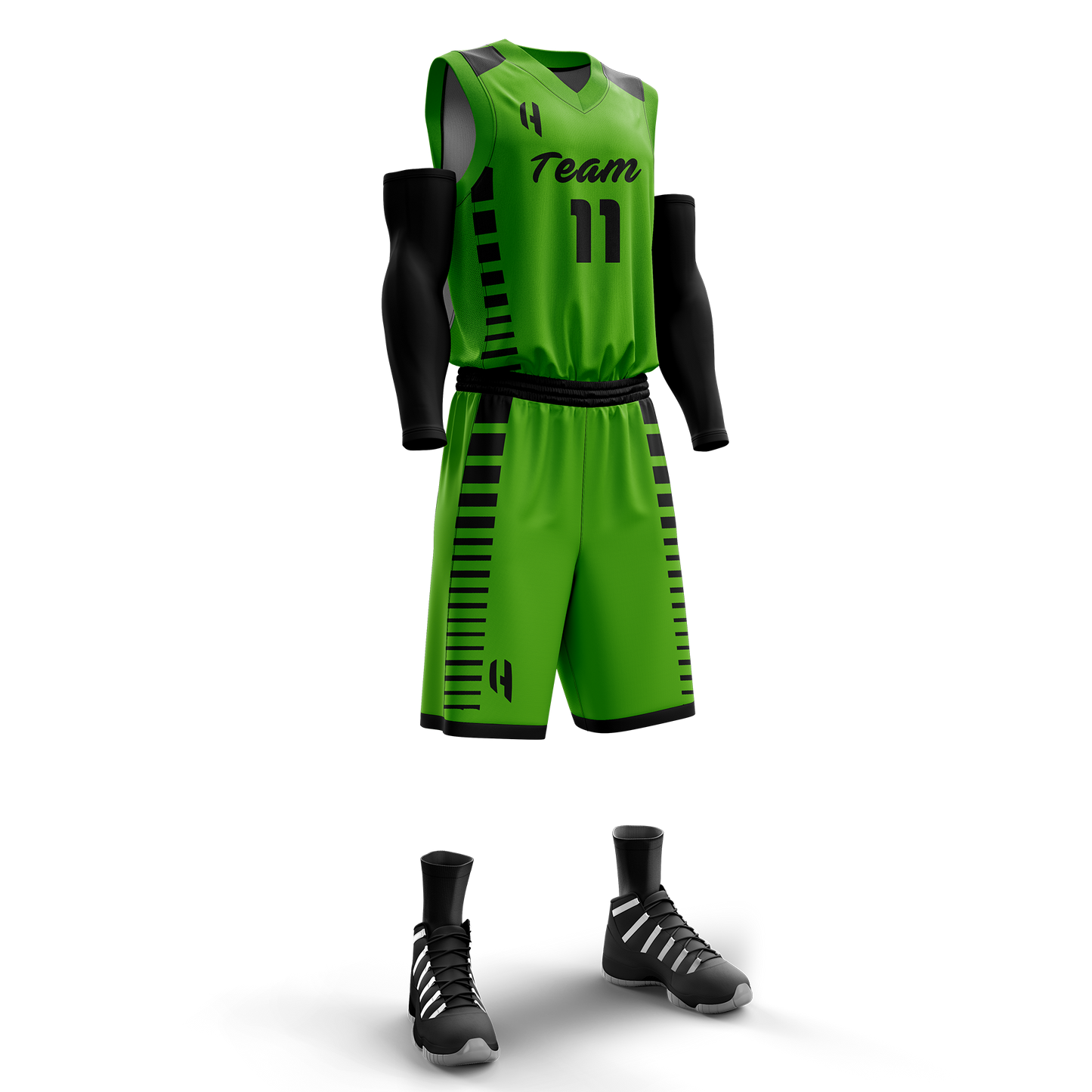 Custom Basketball Jersey and Shorts Set with Personalized Player Name, Number, and Team Name | HX55BS | Customize This!