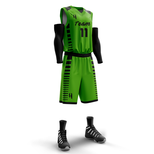 Custom Basketball Jersey and Shorts Set with Personalized Player Name, Number, and Team Name | HX55BS | Customize This!