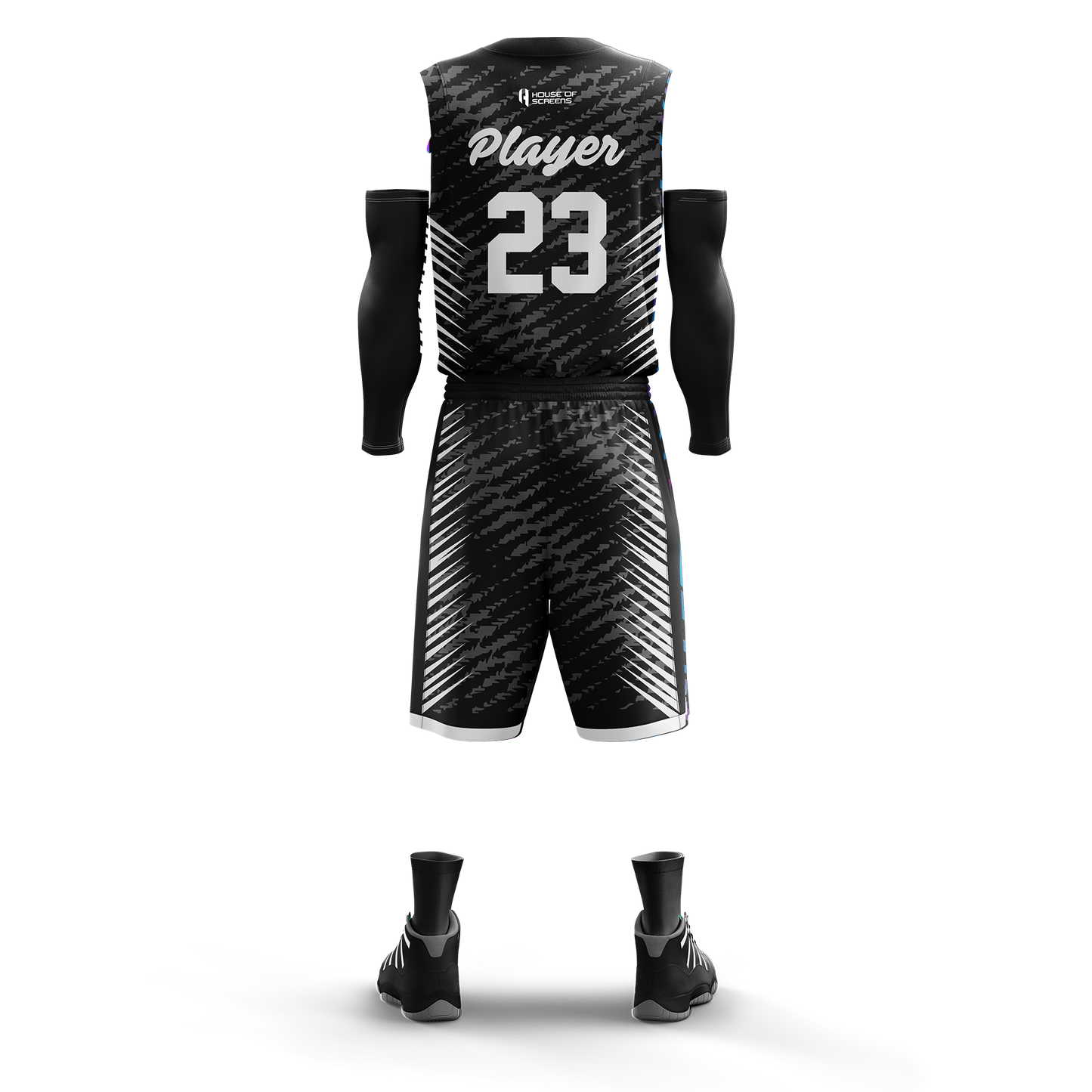 Custom Basketball Jersey and Shorts Set with Personalized Player Name, Number, and Team Name | HX56BS | Customize This!