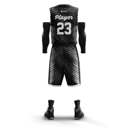 Custom Basketball Jersey and Shorts Set with Personalized Player Name, Number, and Team Name | HX56BS | Customize This!