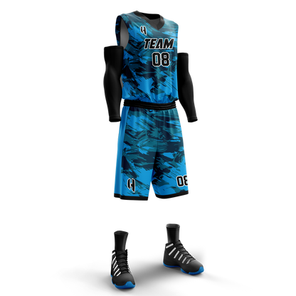 Custom Basketball Jersey and Shorts Set with Personalized Player Name, Number, and Team Name| HX76BS | Customize This!