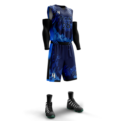 Custom Basketball Jersey and Shorts Set with Personalized Player Name, Number, and Team Name | HX79BS | Customize This!