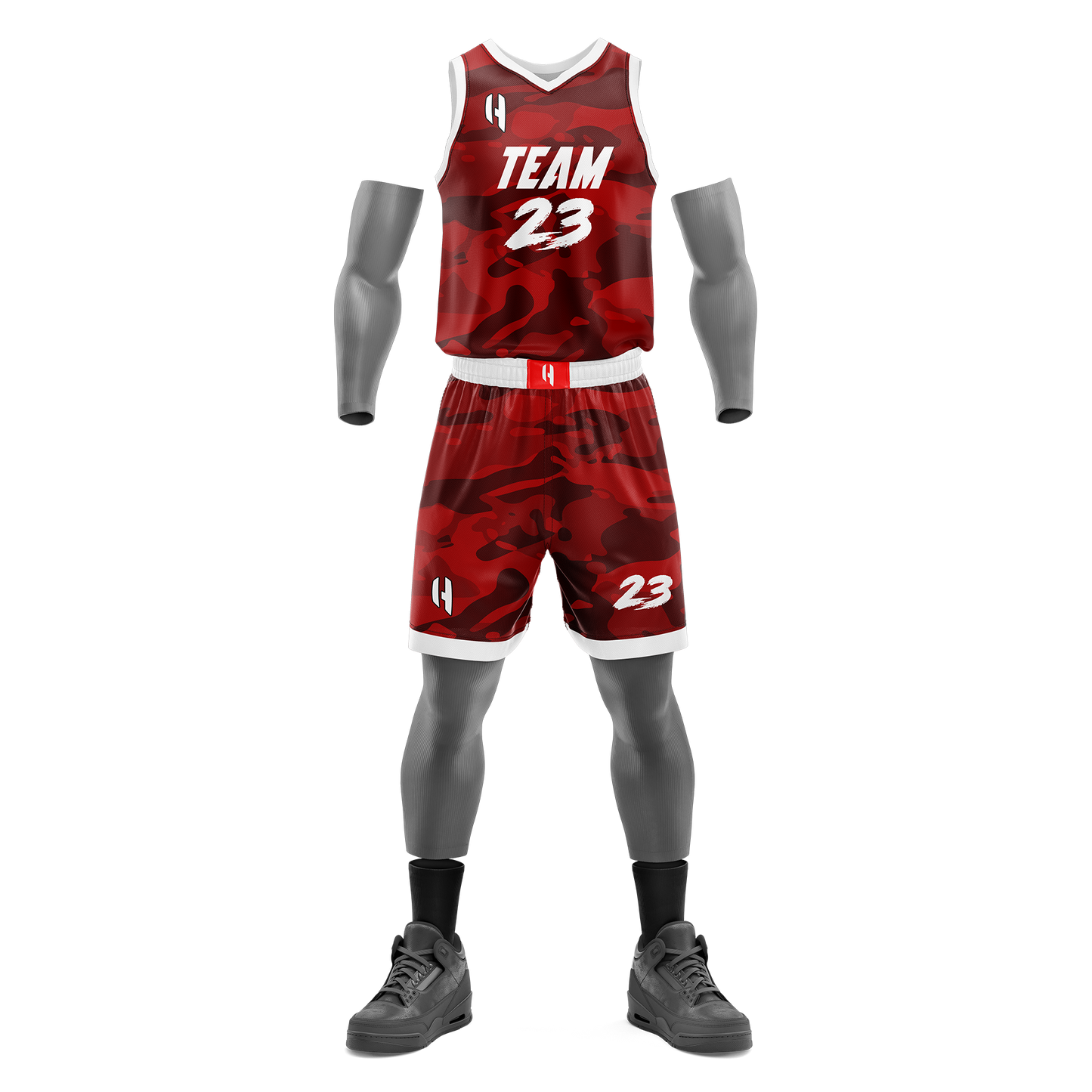 Custom Basketball Jersey and Shorts Set with Personalized Player Name, Number, and Team Name | HX83BS | Customize This!