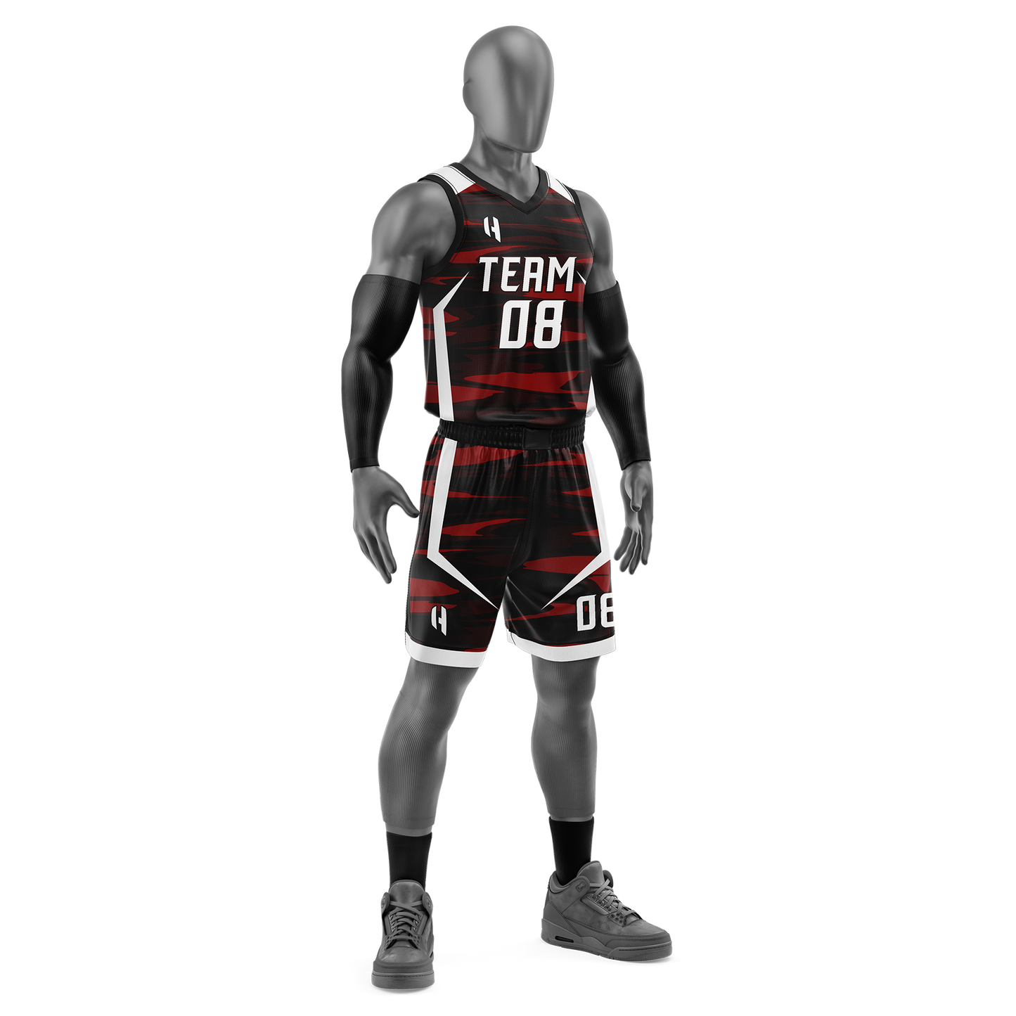 Custom Basketball Jersey and Shorts Set with Personalized Player Name, Number, and Team Name | HX86BS | Customize This!