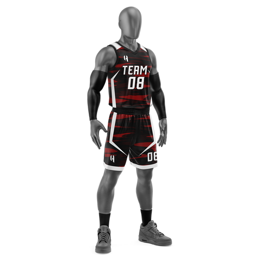 Custom Basketball Jersey and Shorts Set with Personalized Player Name, Number, and Team Name | HX86BS | Customize This!