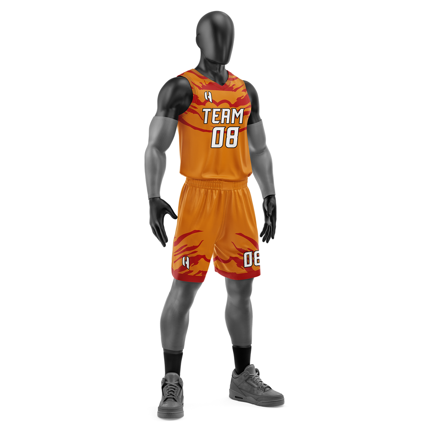 Custom Basketball Jersey and Shorts Set with Personalized Player Name, Number, and Team Name | HX87BS | Customize This!