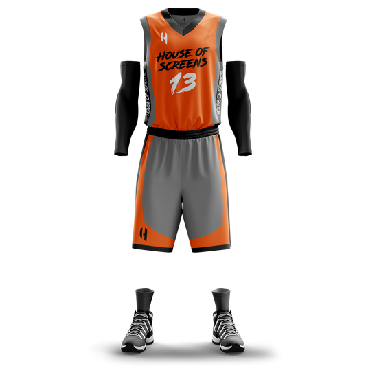 Custom Basketball Jersey and Shorts Set with Personalized Player Name, Number, and Team Name | HX90BS | Customize This!