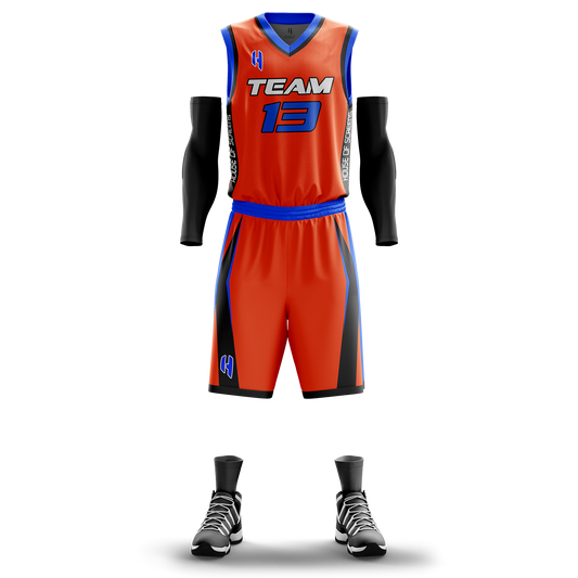 Custom Basketball Jersey and Shorts Set with Personalized Player Name, Number, and Team Name | HX93BS | Customize This!